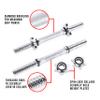 CAP Barbell RSW2-40T 40-Pound Adjustable Dumbbell Weight Set, a. Black, 40 LB, Pair view 4