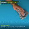 ProsourceFit Extra Thick Yoga and Pilates Mat (13mm) or 1" (25mm), 71-inch Long High Density Exercise Mat with Comfort Foam and Carrying Strap, Aqua view 3