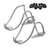 Yaruijia Titanium Alloy Bicycle Water Bottle Cages Lightweight Mountain Bike Cup Holder with M5x12mm Ti Bolt Pack of 2 (Black Bolt) view 2