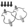 Yaruijia Titanium Alloy Bicycle Water Bottle Cages Lightweight Mountain Bike Cup Holder with M5x12mm Ti Bolt Pack of 2 (Black Bolt) view 3