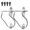 Yaruijia Titanium Alloy Bicycle Water Bottle Cages Lightweight Mountain Bike Cup Holder with M5x12mm Ti Bolt Pack of 2 (Black Bolt) view 4