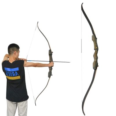 AMEYXGS 60" Archery Recurve Bow Takedown Recurve Bow 18-40 lbs Wooden Bow Riser for Hunting Target Shooting Right Hand Archery Kit for Beginner Adult