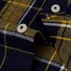 Alimens & Gentle Men's Button Down Regular Fit Long Sleeve Plaid Flannel Casual Shirts view 4