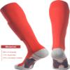 APTESOL Youth Soccer Socks Knee High Team Sport Cushion Sock Women Men Long Tube Cotton Athletic Compression Socks (5-Pair Red,Large) view 4