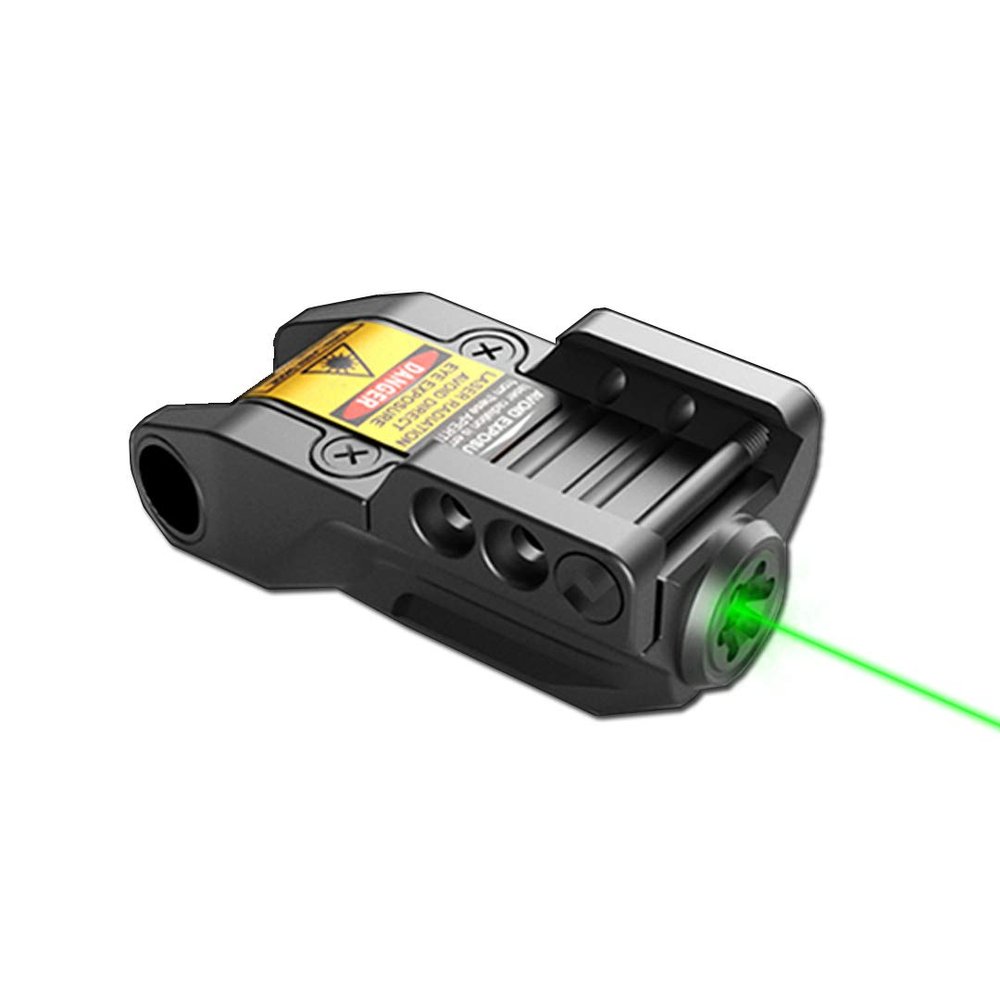 HAWK GAZER LG9T Low Profile Rechargeable Green Laser Sight with Smart Activation