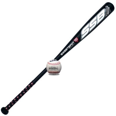 SweetSpot Senior 34 | Plastic Bat and Ball Combo Set | 34 Length | Backyard Baseball Set for Youth, Kids, Teens, and Adults