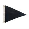Set of 6 4x6' Blank Black Nylon Pennant Flags - Proudly Made in the USA view 1