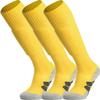 APTESOL Youth Soccer Socks Boys Girls Women Knee High Team Sport Cushion Sock Kids Long Tube Cotton Athletic Compression Socks (3-Pair Yellow,Small) view 1