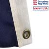 Set of 25 Blank Old Glory Blue Nylon Pennant Flags - Size 12x18" - Proudly Made in the USA view 2