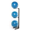 Power Systems Premium Stability Ball Rack with Tubular Steel Frame - Holds 3 Stability Balls view 1