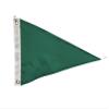 Set of 25 12x18" Blank Irish Green Nylon Pennant Flags - Proudly Made in the USA view 1