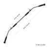 AmStaff Fitness 48" Straight Ez Curl Lat Pull Down Bar with Revolving Double Hook for Dual Pulley Cable Machines, Functional Trainer Multi-Purpose view 2