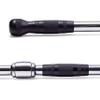 AmStaff Fitness 48" Straight Ez Curl Lat Pull Down Bar with Revolving Double Hook for Dual Pulley Cable Machines, Functional Trainer Multi-Purpose view 3