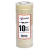 Sports Tape SportsTape Clear Hockey Tape - for Socks and Gear, Easy to Stretch and Tear (10 Pack), One Size view 1
