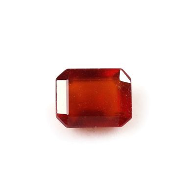 4.76 Carat Natural Hessonite Garnet Octagone Shape Faceted Loose Gemstone for Ring Pendant Jewelry Making | 10mm x 8mm x 5.5mm | Astrological Gemstone, Ring Size Gemstone, Healing Birthstone