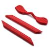 SOODASE Red/Green Replacement Silicone Earsocks Rubber Kit For Oakley Radarlock Path/Pitch/Edge Series Sunglasses view 2