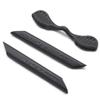 SOODASE White/Dark Grey Replacement Silicone Earsocks Rubber Kit For Oakley Radarlock Path/Pitch/Edge Series Sunglasses view 4