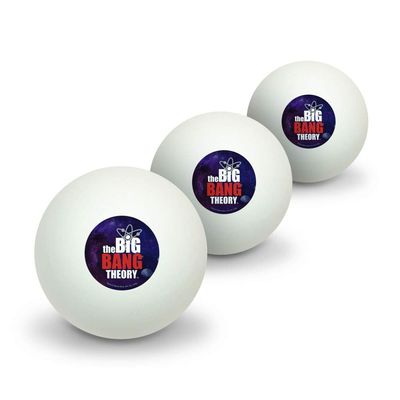 GRAPHICS & MORE The Big Bang Theory Logo Novelty Table Tennis Ping Pong Ball 3 Pack