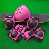 JBM Adult & Kid Skating Protective Gear Set for Beginner to Advanced, Skateboard Helmet Knee and Elbow Pads with Wrist Guards for Inline Roller Skating, Scooter, Skateboarding view 4