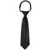 Kajeer Ties for Kids Boys Necktie Adjustable - Woven Little Boys Pre-tied for Kids Formal Wedding Graduation School Uniforms (Black, S (age 6 month - 5 years)) view 4