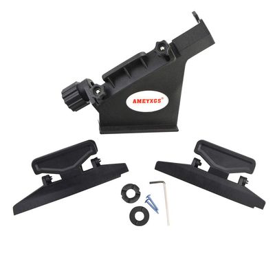 SHARROW Flecthing Tool Jig Kit with Straight and Helix Clamps Adjustable Fletching Jig for DIY Archery Arrows Feathers Vanes (Black)
