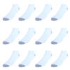Hanes mens X-temp Lightweight Low Cut Socks, 12-pair Pack Casual Sock, White, 6 12 US view 2