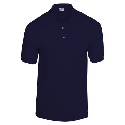 Gildan DryBlend Childrens Unisex Jersey Polo Shirt (Pack of 2) (XL) (Navy)