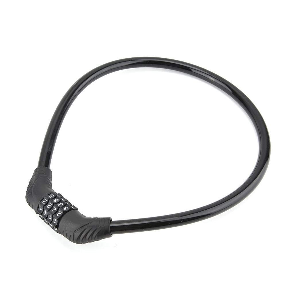 Bike Lock, Bike Lock Cable, Bike Chain Lock 4 Digit Combination Bike Lock Anti Theft Chain Lock Lock Cable Lock for Bike Electric Scooter Baby Stroller Luggage Motorcycle