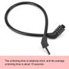 Bike Lock, Bike Lock Cable, Bike Chain Lock 4 Digit Combination Bike Lock Anti Theft Chain Lock Lock Cable Lock for Bike Electric Scooter Baby Stroller Luggage Motorcycle view 4