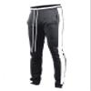 SCREENSHOT Men's Athletic Fitness Slim Fit Workout Track Pants BASIC S41700-Mard Black-Medium view 1
