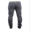 SCREENSHOT Men's Athletic Fitness Slim Fit Workout Track Pants BASIC S41700-Mard Black-Medium view 4
