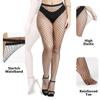 WEANMIX 3 Pcs Fishnet Stockings Lace Patterned Tights High Waist Pantyhose Fishnets for Women view 3