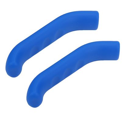 5 Colors Brake Lever Protector Cover, Silicone Grips Anti-Slip Protector Cycling Accessory(Blue)