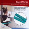 CRS Cross Ice Skate Guards, Soakers and Towel Gift Set. Essential Ice Skating Hard Guard and Soft Skate Blade Cover Accessories for Figure Skating or Hockey (Triple Teal, Medium) view 4