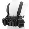 OAREA Camouflage Tactical Vest + MOLLE Military Day Pack Bag for Airsoft Shooting Airsoft Paintball CS Games view 2