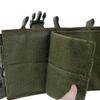 OAREA Tactical Chest Rig Vest + MOLLE Military Backpack for Airsoft Shooting Wargame Paintball view 4