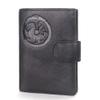 2019 New Genuine Leather Travel Wallet Passport Holder Cover (Black) view 1