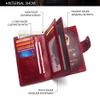 2019 New Genuine Leather Travel Wallet Passport Holder Cover (Black) view 3