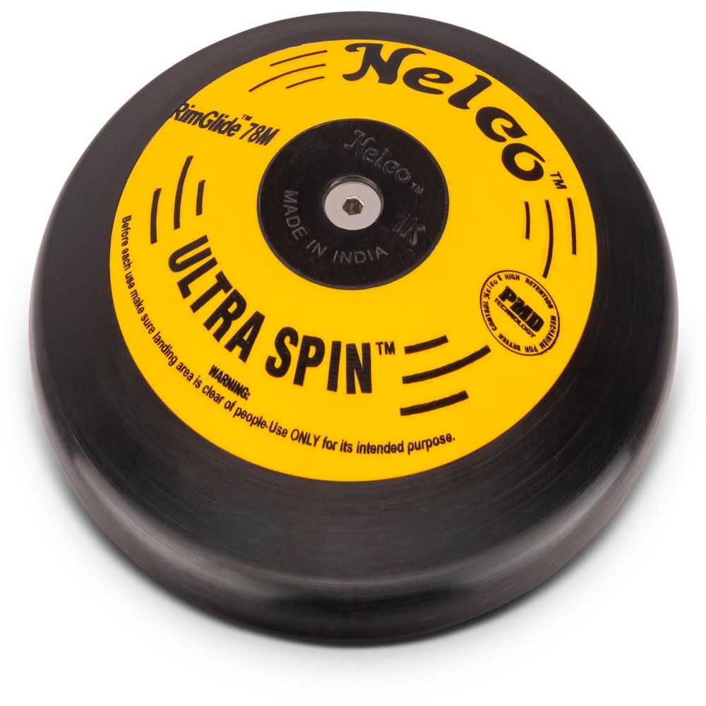 Nelco Discus | 1 KG Discus | Womens Discus 1KG | Ultra Super Spin Gold Discus | Competition Discus | Disc for Track | Discus Equipment