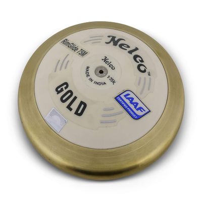 Nelco Gold Super Spin Competition Discus - 1.75 kg