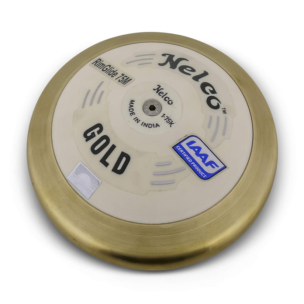 Nelco Gold Super Spin Competition Discus - 1.75 kg