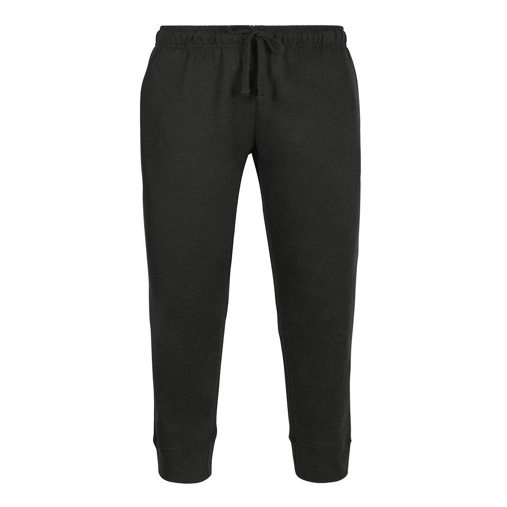 Men's Cotton Blend Lightweight Fleece Jogger Sweatpants (M, Black)