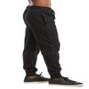 Men's Cotton Blend Lightweight Fleece Jogger Sweatpants (M, Black) view 2