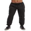 Men's Cotton Blend Lightweight Fleece Jogger Sweatpants (M, Black) view 3