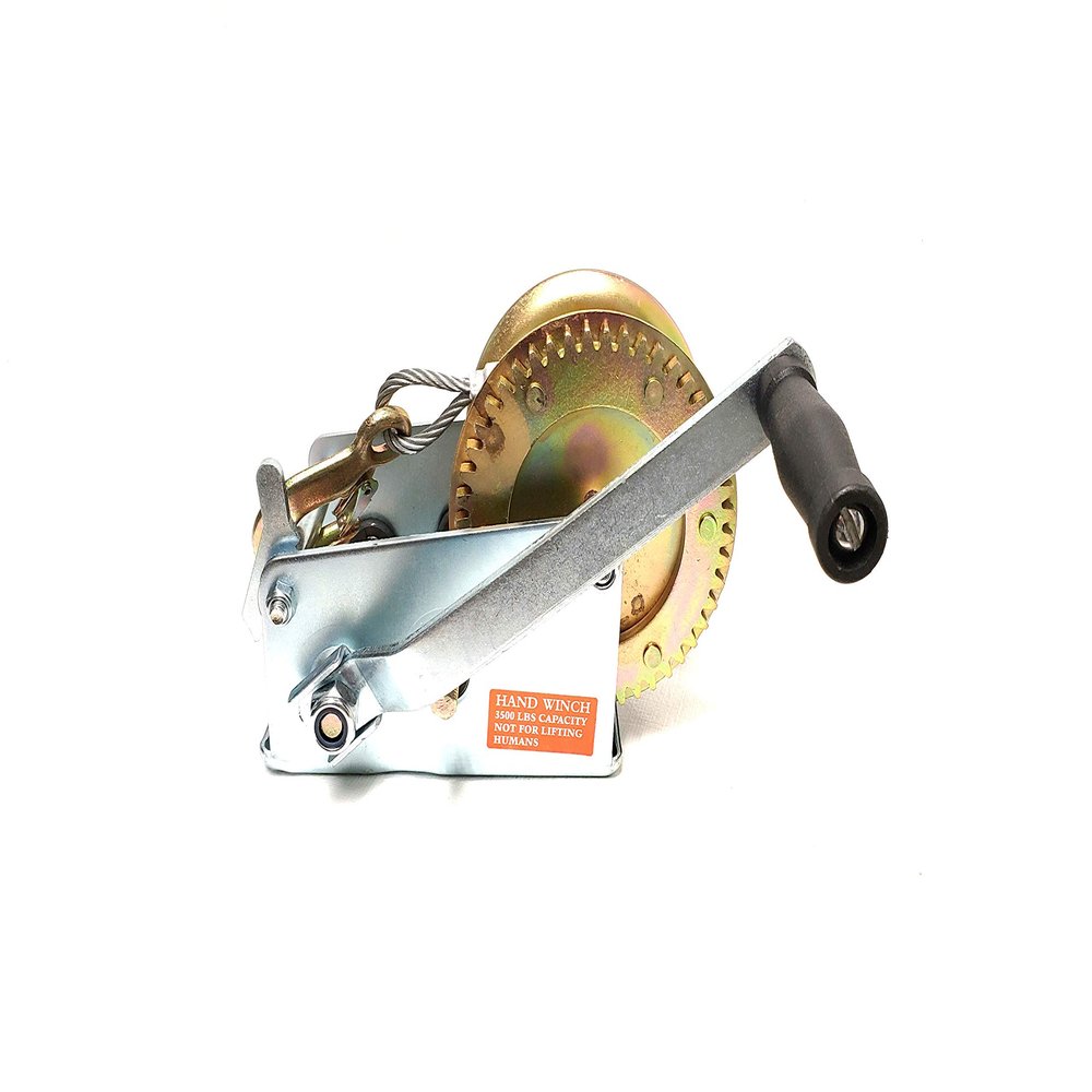 Voyager Tools Cable Winch Reversible Galvanized Steel Locking Hook (3500)