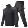 Airsoft Hunting Shooting Sports Battle Uniform BDU Tactical G3 Combat Camouflage Clothing - Black - XXL view 1