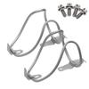 Yaruijia Titanium Alloy Bicycle Water Bottle Cages Lightweight Mountain Bike Cup Holder with M5x12mm Ti Bolt Pack of 2 (Titanium Bolt) view 2