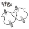 Yaruijia Titanium Alloy Bicycle Water Bottle Cages Lightweight Mountain Bike Cup Holder with M5x12mm Ti Bolt Pack of 2 (Titanium Bolt) view 3