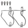 Yaruijia Titanium Alloy Bicycle Water Bottle Cages Lightweight Mountain Bike Cup Holder with M5x12mm Ti Bolt Pack of 2 (Titanium Bolt) view 4