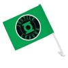 GRAPHICS & MORE Justice League Green Lantern Athletic Logo Car Truck Flag with Window Clip On Pole Holder view 1